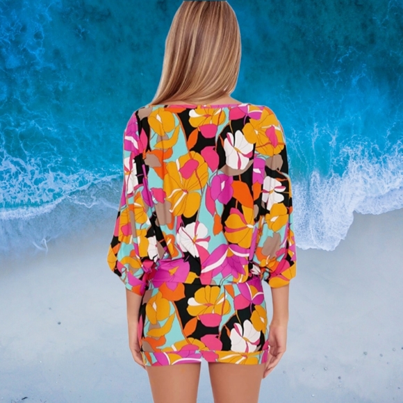 NWT TRINA TURK Gemini Swim Tunic Cover-up - Picture 2 of 5